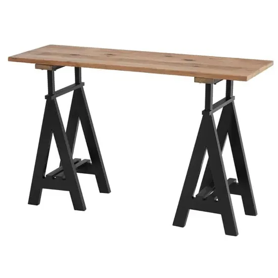 Hampro Console Table - Natural, Pine Wood