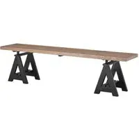 Hampro Dining Bench - Natural, Pine Wood