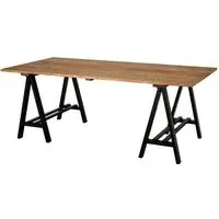 Hampro Dining Table - Natural, Pine Wood