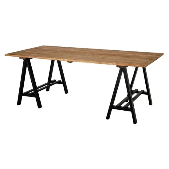 Hampro Dining Table - Natural, Pine Wood