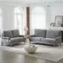 Hampshire 3+2 Seater Sofa Set - Grey, Fabric