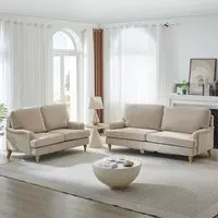 Hampshire 3+2 Seater Sofa Set - Stone, Fabric