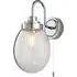 Hampton Wall Light - Clear, Chrome