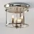 Hampworth 3 Light Ceiling Light - Clear, Bright Nickel