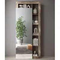 Hanmer 2-Door Coat Hanger Cabinet - White, High Gloss