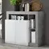 Hanmer Sideboard with 2 Doors - White, Cement