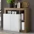 Hanmer Sideboard with 2 Doors - White, High Gloss