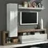 Hanmer Small Wall Entertainment Unit - White Gloss, Mercure