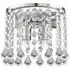 Hanna 2 Lamp Wall Light - Chrome, Crystal