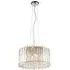 Hanna 5 Light Crystal Pendant Light - Clear, Chrome