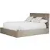 Hannata King Size Storage Ottoman Bed - Mink, Velvet