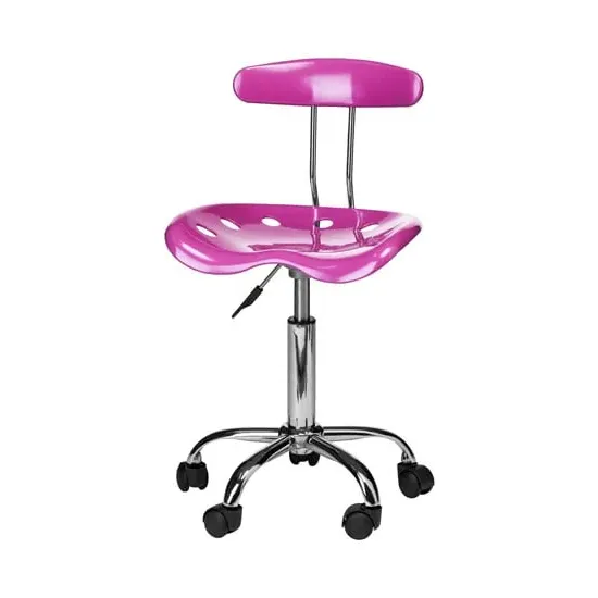 Hanoi Height Adjustable Office Chair - Pink, ABS product