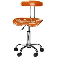 Hanoi Office Chair - Orange, ABS