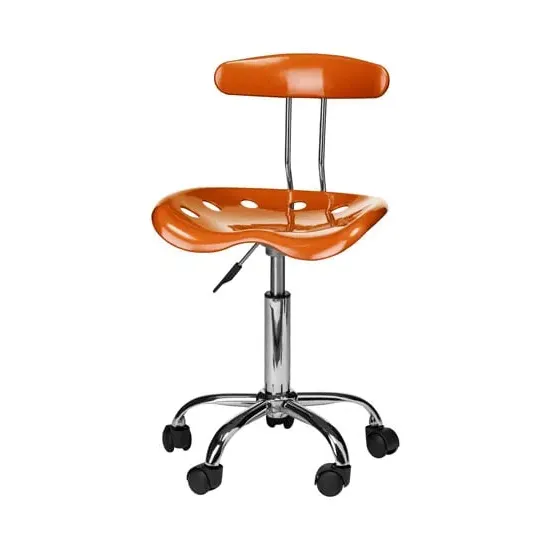 Hanoi Office Chair - Orange, ABS