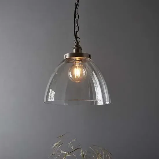 Harbor Ceiling Pendant Light - Clear, Silver