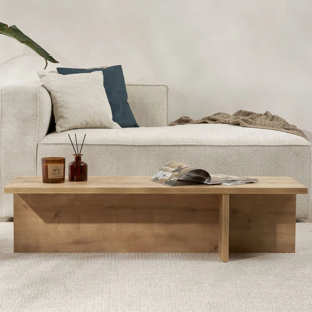 Harbor Rectangular Coffee Table - Sapphire Oak, Particle Board product