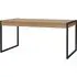 Harbor Rectangular Dining Table with Drawers - Black, Oak