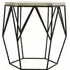 Harla Hexagonal Side Table - Black, MDF