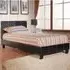 Harley Single Bed Frame - Brown, PU Leather