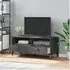 Harlow TV Stand with 2 Drawers - Anthracite, Pine Wood