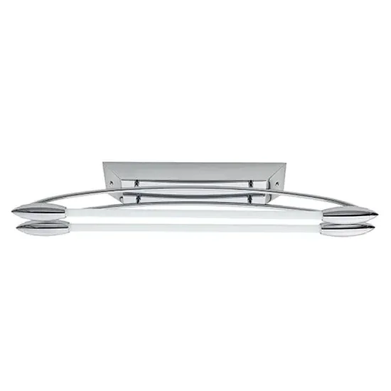Harper Small 2 Light Flush Ceiling Light - Polished Chrome image