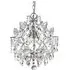 Harrietta 3 Light Crystal Drops Pendant Light - Chrome