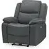 Harris 1-Seater Electric Recliner Sofa - Graphite, Fabric