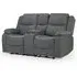 Harris 2-Seater Electric Recliner Sofa - Graphite, Fabric