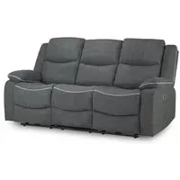 Harris 3-Seater Electric Recliner Sofa - Graphite, Fabric