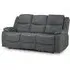 Harris 3-Seater Electric Recliner Sofa - Graphite, Fabric