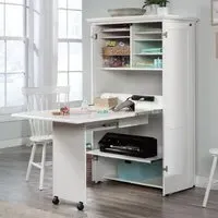 Harrison Wooden Laptop Desk - Soft White
