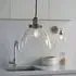Hartford Glass Pendant Light - Bright Nickel