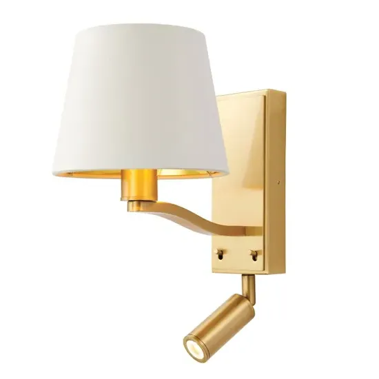Harvey Large Wall Light - Brushed Gold, Steel product