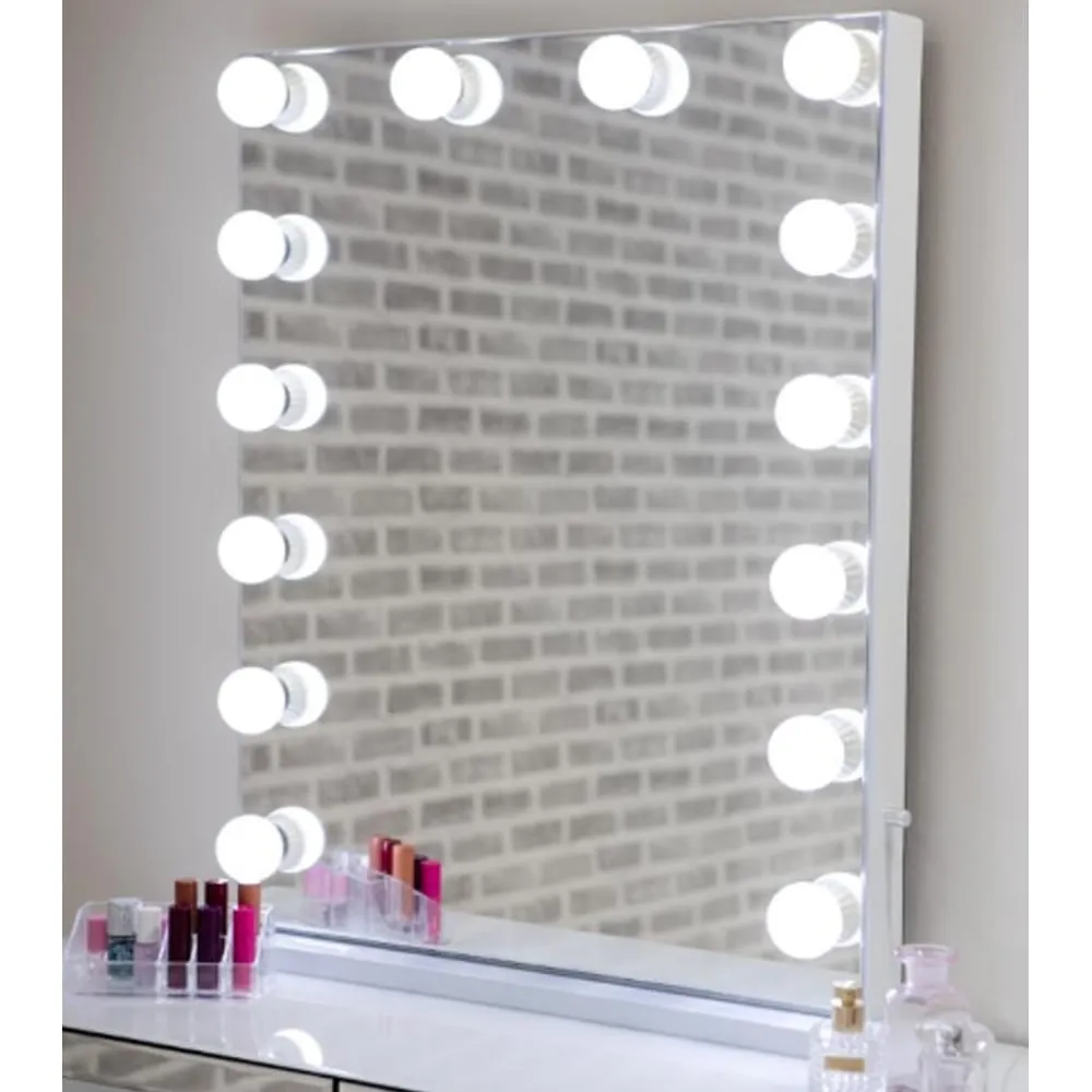 Haslet Portrait Dressing Mirror - White