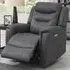 Hasselt 1-Seater Electric Recliner Sofa with USB - Grey, Fabric