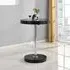 Havana Round Bar Table - Black, Glass