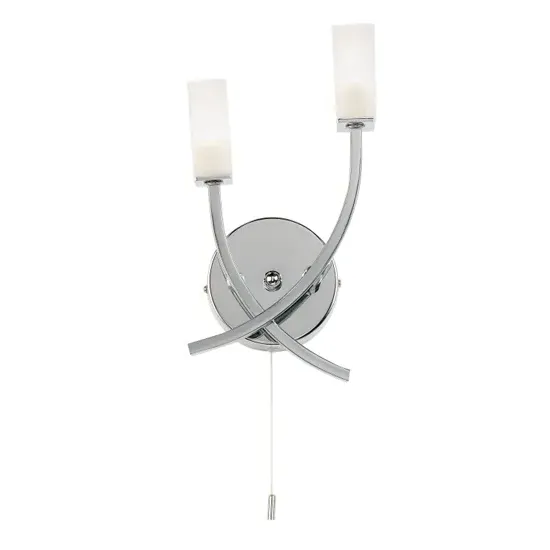 Havana Wall Light - Chrome, Glass product