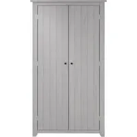 Havanan 2-Door Wardrobe - Grey, Pine