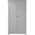 Havanan 2-Door Wardrobe - Grey, Pine