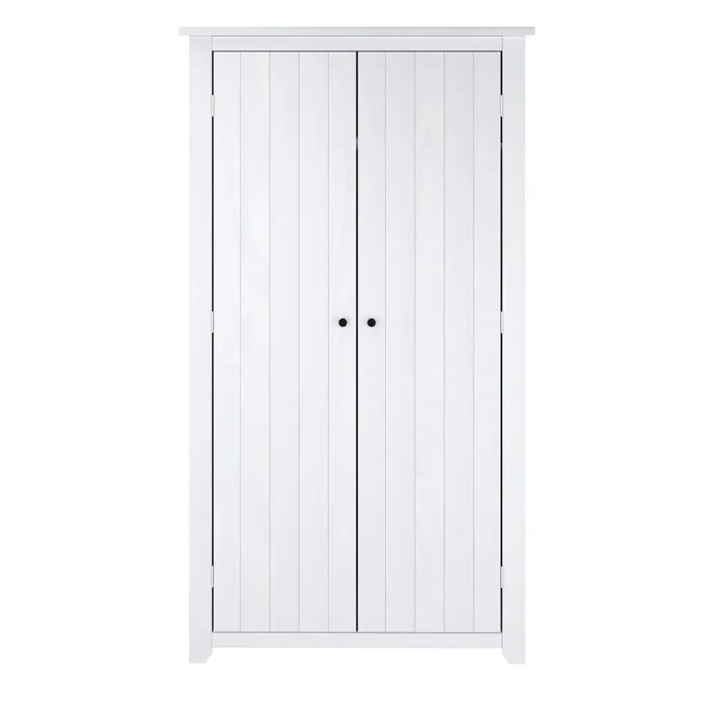 Havanan 2-Door Wardrobe - White, Pine