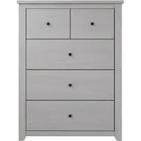 Havanan 5 Drawer Chest - Grey, Pine