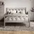 Havanan King Size Bed Frame - Grey, Pine