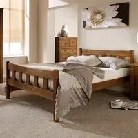 Havanan King Size Bed Frame - Pine