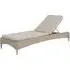 Haverhill Adjustable Garden Sun Lounger - Natural Pistachio, Rattan