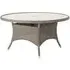Haverhill Large Round Dining Table - Grey Dusk, Glass