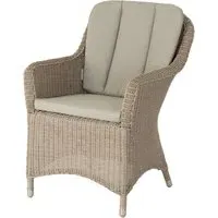 Haverhill Rattan Garden Armchair - Natural Pistachio