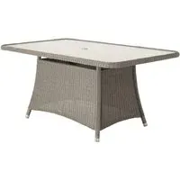 Haverhill Rectangular Dining Table - Grey Dusk, Glass
