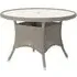 Haverhill Small Round Dining Table - Grey Dusk, Glass
