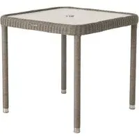 Haverhill Square Dining Table - Grey Dusk, Glass