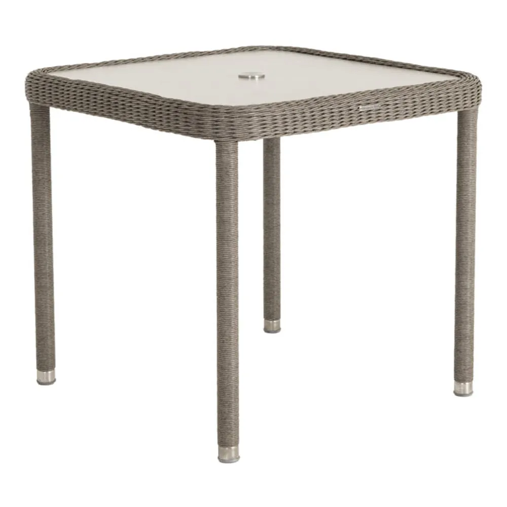 Haverhill Square Dining Table - Grey Dusk, Glass image